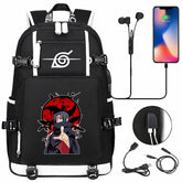 Naruto Backpack Travel Backpack Naruto School Bag with USB Charging Port